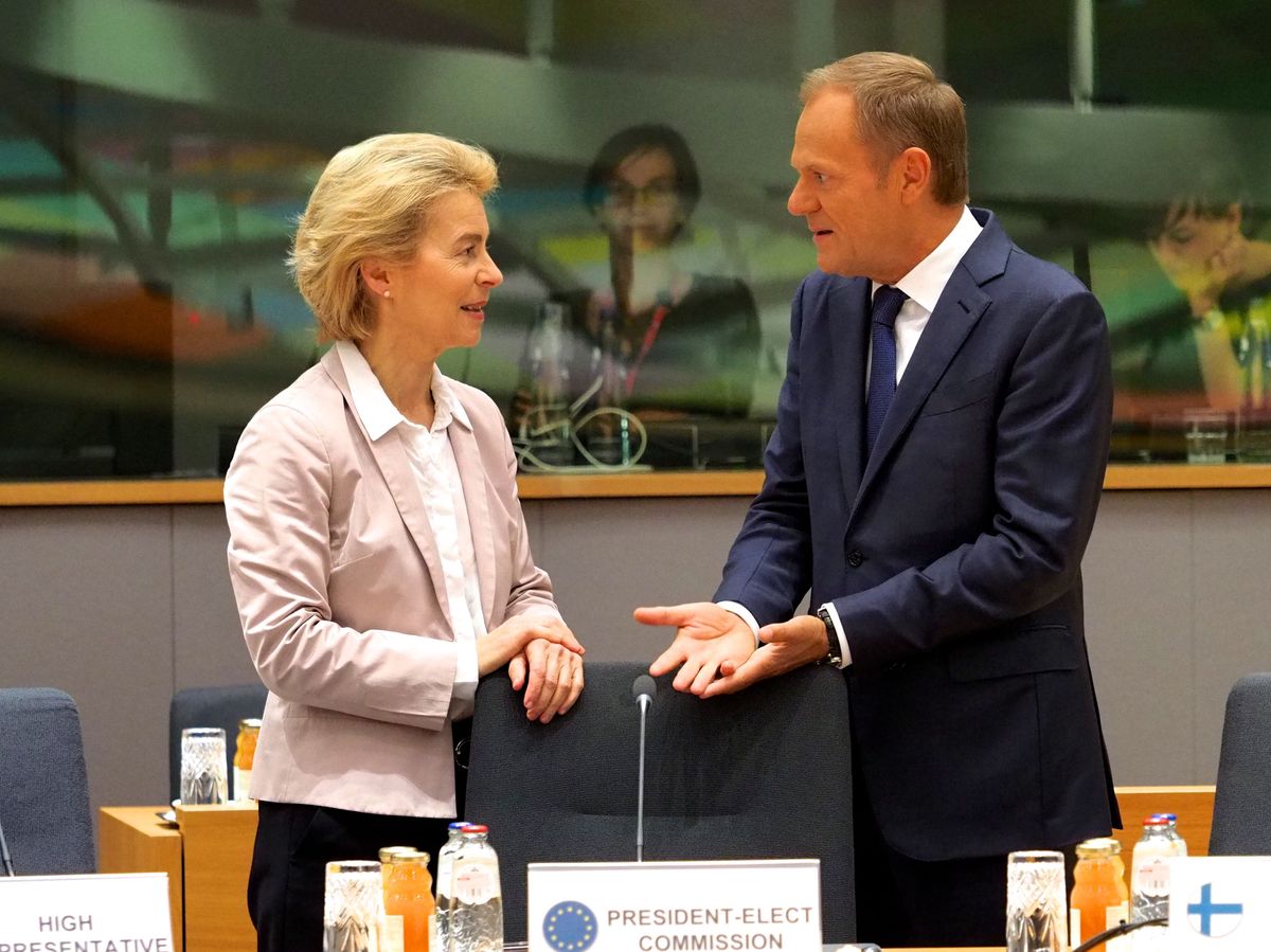 Ursula von der Leyen i Donald Tusk