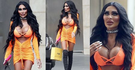 Tara Jayne prezentuje swoje podrasowane "walory" na shoppingu po ekskluzywnych butikach w Melbourne (ZDJĘCIA)