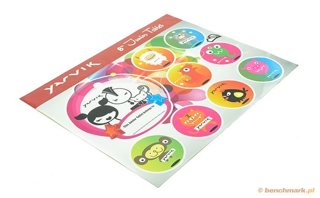 Yarvik Junior Tablet 8 naklejki