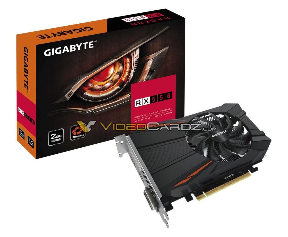 GIgabyte Radeon RX 550 2G