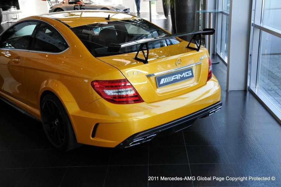 Mercedes-Benz C63 Coupe AMG Black Series Solarbeam