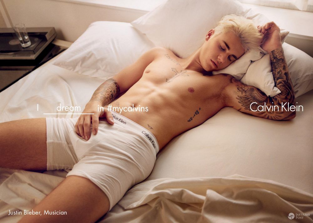 Justin Bieber, Calvin Klein wiosna 2016 (fot. Calvin Klein)