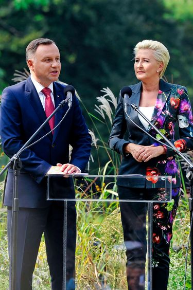 Agata Duda i Andrzej Duda - Narodowe Czytanie "Przedwiośnia"