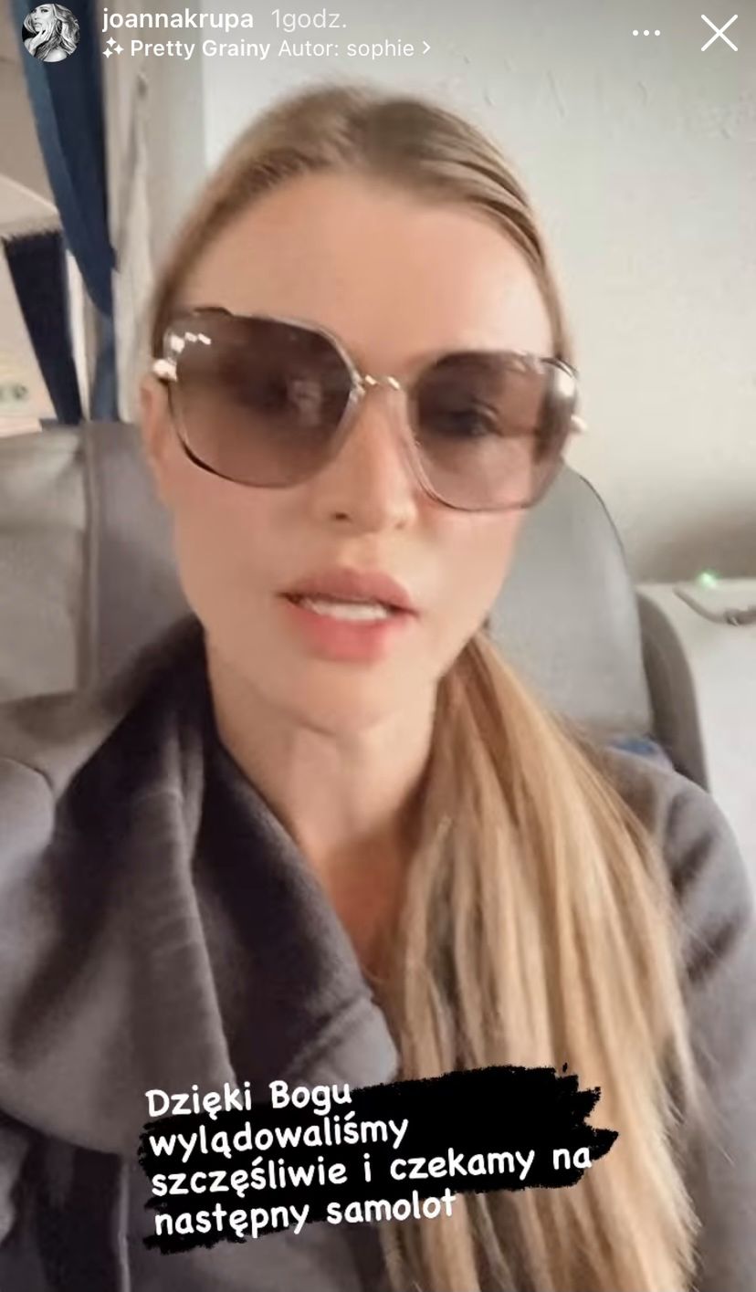 Joanna Krupa i Marta Krupa przeżyły chwilę grozy na pokładzie samolotu