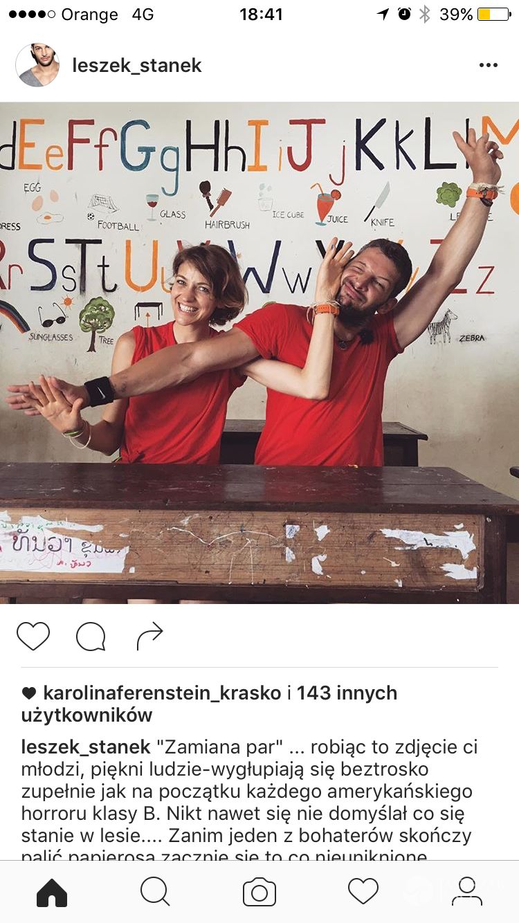 Leszek Stanek i Renata Kaczoruk w Azja Express