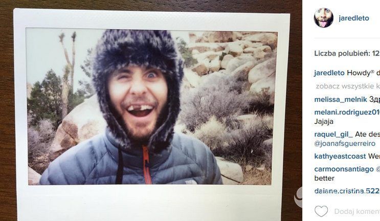 Jared Leto na Instagramie