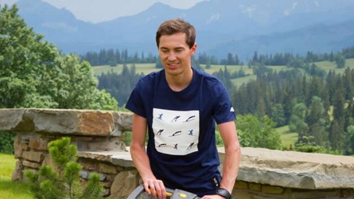 Trzykrotny mistrz olimpijski mógł bez przeszkód "otworzyć" tydzień w swoim ogrodzie