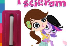 Rysuję i ścieram. Littlest Pet Shop