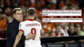 "Nie rozumie". W Hiszpanii wrze po słowach Urbana o kontuzji Lewandowskiego