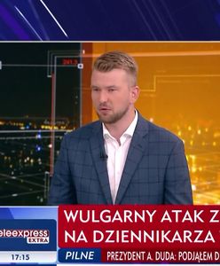 Incydent na wiecu Tuska. Pracownik TVP twierdzi, że został opluty