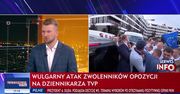 Incydent na wiecu Tuska. Pracownik TVP twierdzi, że został opluty