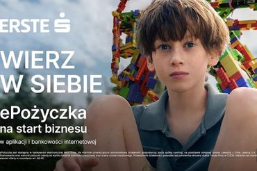 Reklama pożyczki dla fim od Erste Bank Polska