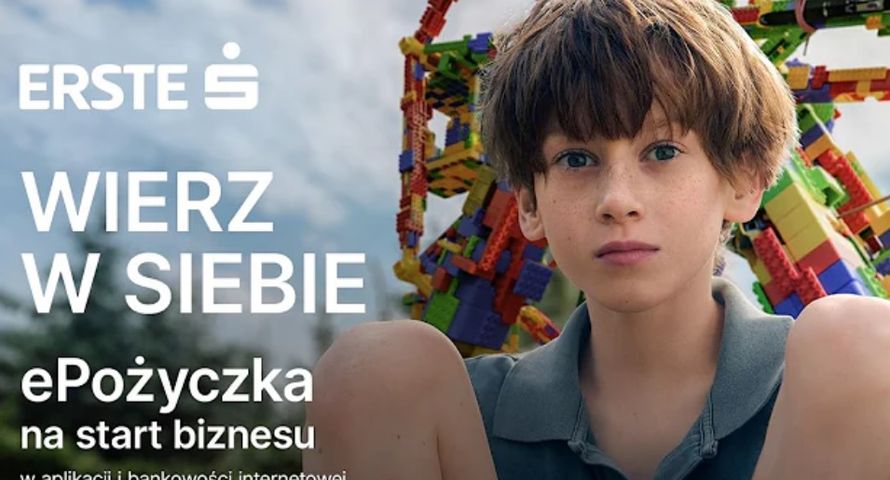 Dziecko reklamuje pożyczki dla firm. Erste Bank odpowiada na krytykę