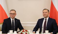 Duda rozmawia z Nawrockim. "Żeby mógł to sobie jeszcze przemyśleć"