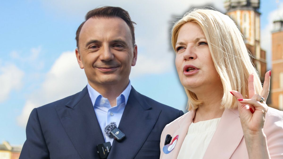 Łukasz Gibała i Monika Piątkowska
