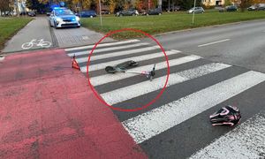 15-latka potrącona na hulajnodze. Trafiła do szpitala