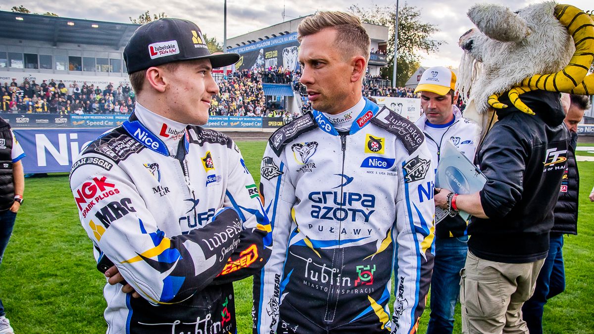WP SportoweFakty / Michał Chęć / Na zdjęciu: Robert Lambert (z lewej) i Andreas Jonsson uchwyceni podczas rozmowy