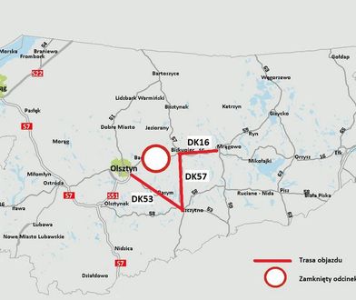 Barczewo. Ewakuacja mieszkańców. DK 16 zamknięta