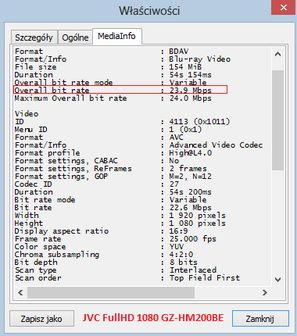 VC FullHD 1080 GZ-HM200BE