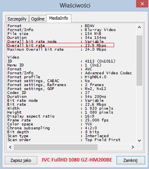 VC FullHD 1080 GZ-HM200BE