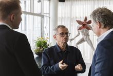 Ryszard Szubartowski z menedżerami Netfliksa, fot. mat. pras.
