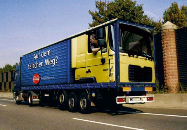 15 gigantycznych reklam na ciężarówkach - Photoshop vs. rzeczywistość 11