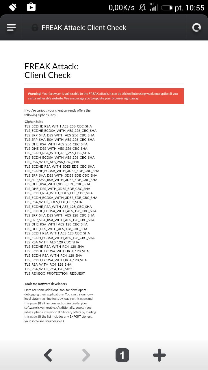 Domyślna przeglądarka Androida 4.2