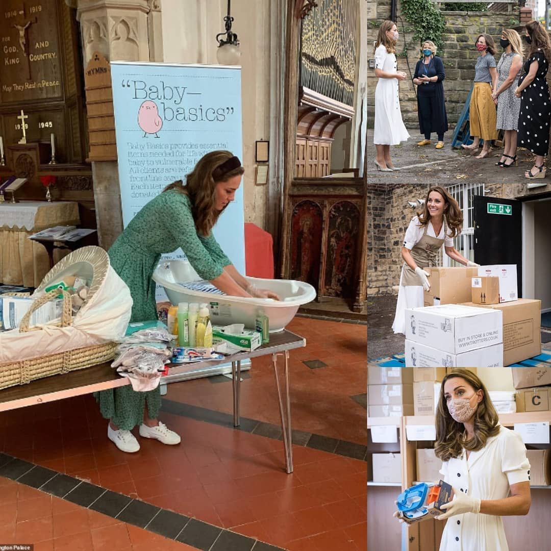 Księżna Cambridge z wizytą w fundacji Baby Basics