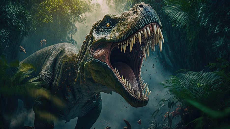 Tyranozaur - grafika poglądowa.