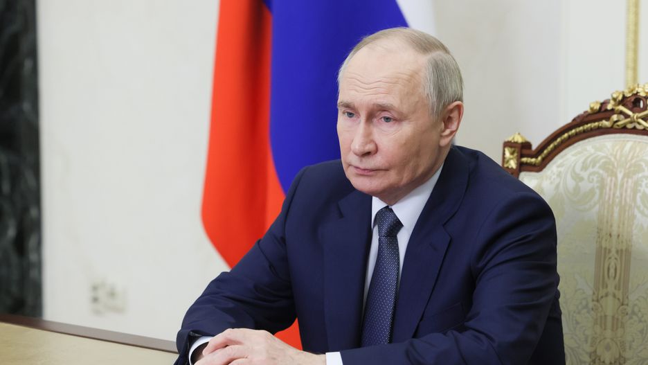 Russian President Vladimir Putin chairs a meeting with members of the Security Council of Russia via videoconference at the Kremlin in Moscow, Russia, 21 March 2025. EPA/MIKHAIL METZEL/SPUTNIK/KREMLIN / POOL MANDATORY CREDIT Dostawca: PAP/EPA.