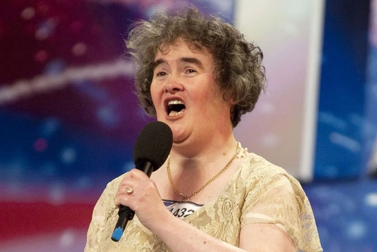Susan Boyle w brytyjskiej edycji "Mam Talent!" w 2009 r.