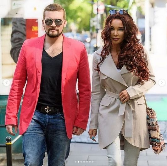 Ewa Minge z synem Oskarem