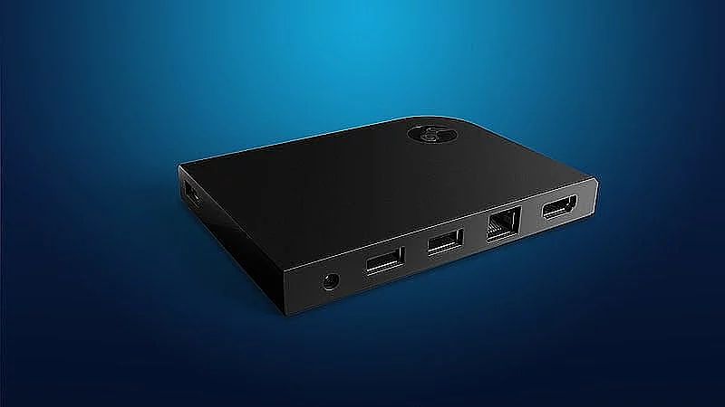 Steam Link, widok od tyłu