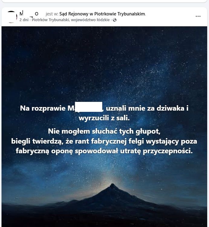 Marcin O. o rozprawie Sebastiana M.