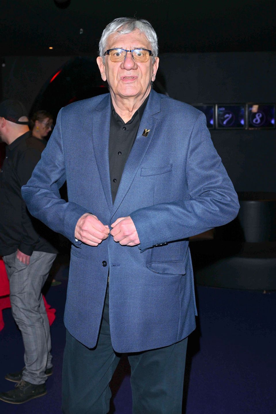 Wiktor Zborowski na premierze filmu "Dalej jazda"