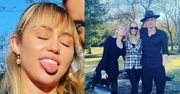 Miley Cyrus i Cody Simpson CALI NA CZARNO bawią się na weselu brata wokalistki (FOTO)