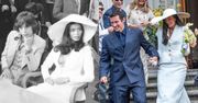 Ślubna garsonka Duy Lipy była inspirowana kostiumem Bianki Jagger sprzed 55 lat. Przebiła oryginał? (ZDJĘCIA)