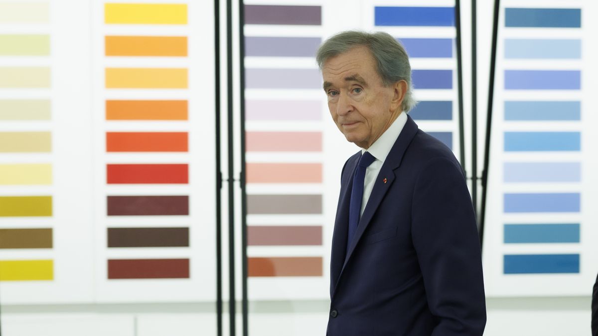 PARIS, FRANCE - OCTOBER 15: Bernard Arnault attends the Opening of the Gerhard Richter's Retrospective on October 15, 2025 in Paris, France. (Photo by Luc Castel/Getty Images)