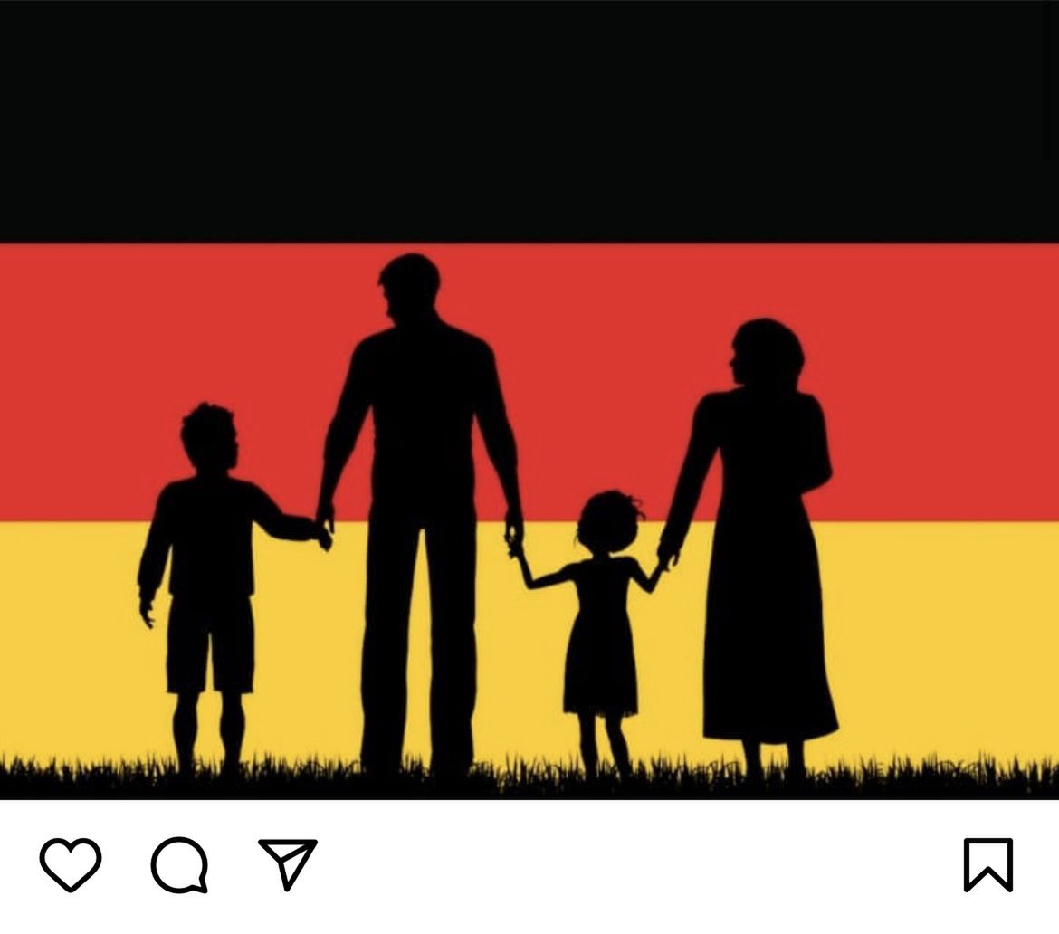 Jedna z grafik, która ma zachęcać migrantów, by wyruszali do Niemiec (fot. Instagram)