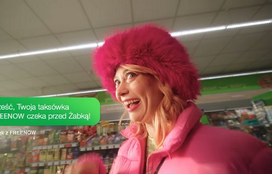 Żabka promuje przejazdy Freenow