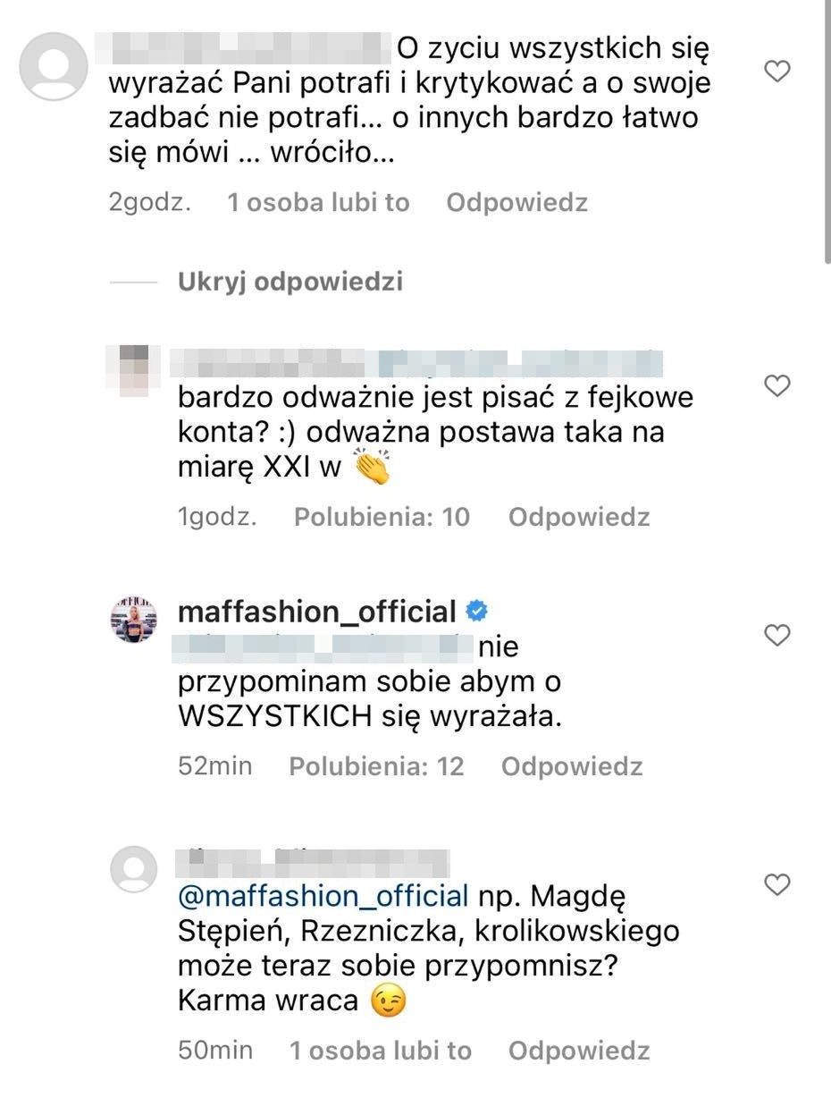 Internauci krytykują Maffashion
