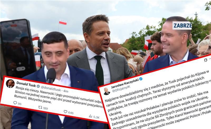 Simion poparł Nawrockiego. Tusk to wykorzystał