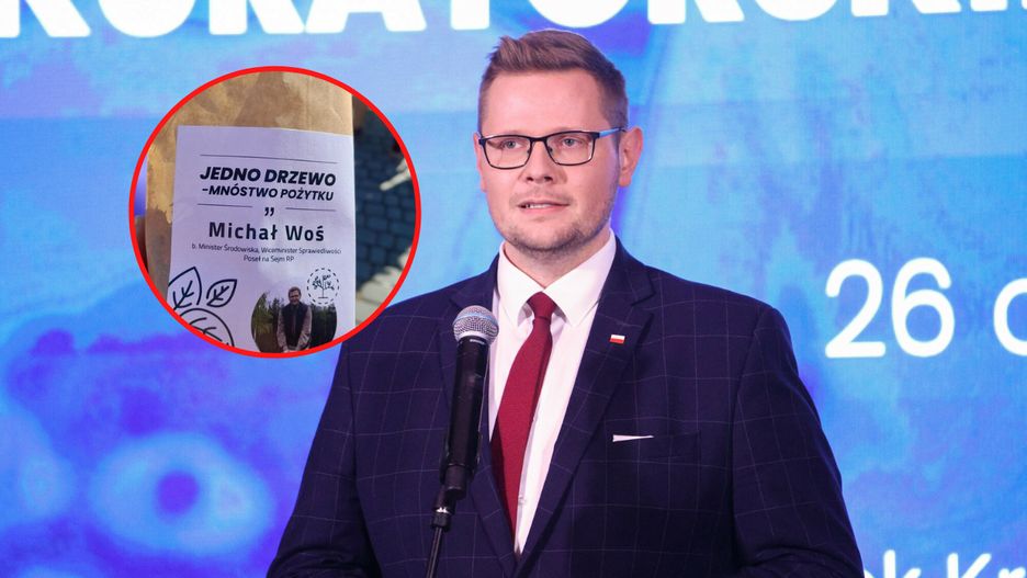 Sadzonki z wizerunkiem Wosia były rozdawane podczas wydarzenia