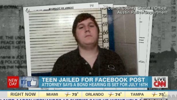 19-latek poszedł za kratki za głupi komentarz na Facebooku. Bo policja nie zna sarkazmu