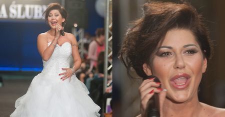 Usta Węgrowskiej na pokazie sukien ślubnych! (FOTO)