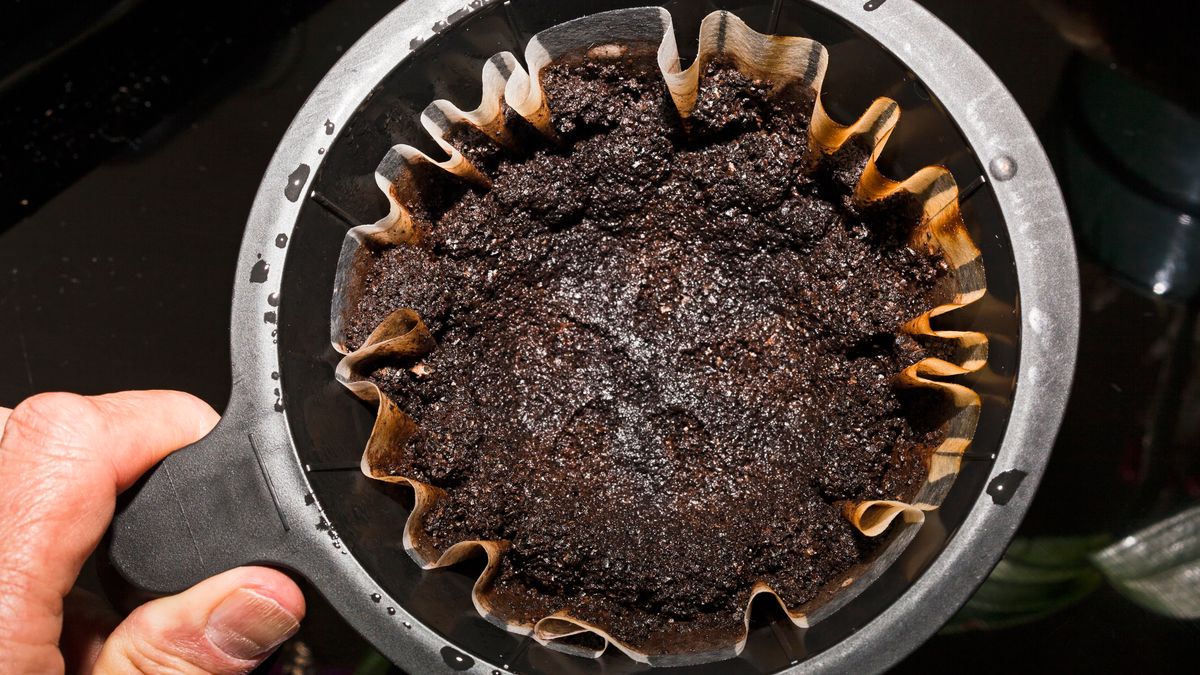 Do przygotowania mieszanki możesz wykorzystać fusy po kawie