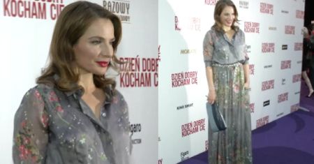 Dereszowska w sukni w kwiaty!