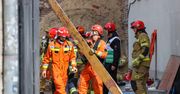 Szukają człowieka w gruzach kamienicy. Akcja ratunkowa w Łodzi