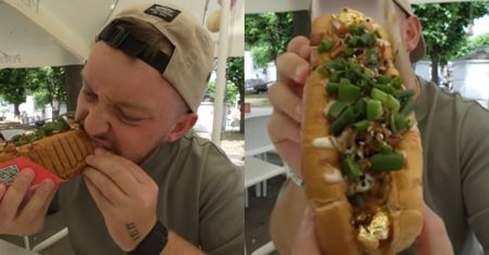 Książulo spróbował NAJDROŻSZEGO hot doga w Polsce. Miał złoto i kosztował... prawie STO ZŁOTYCH! "Dajmy sobie z tym spokój"