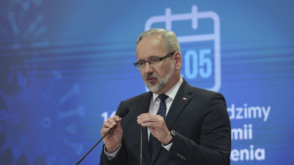 06.05.2022. Warszawa. Konferencja prasowa ministra zdrowia Adama Niedzielskiego, dotyczaca zniesienia stanu epidemii w Polsce. n/z Adam Niedzielski